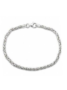 Byzantine Bracelet Solid .925 Sterling Silver